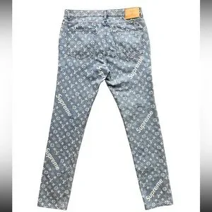 Louis Vuitton | Jeans | Supreme X Louis Vuitton Jacquard